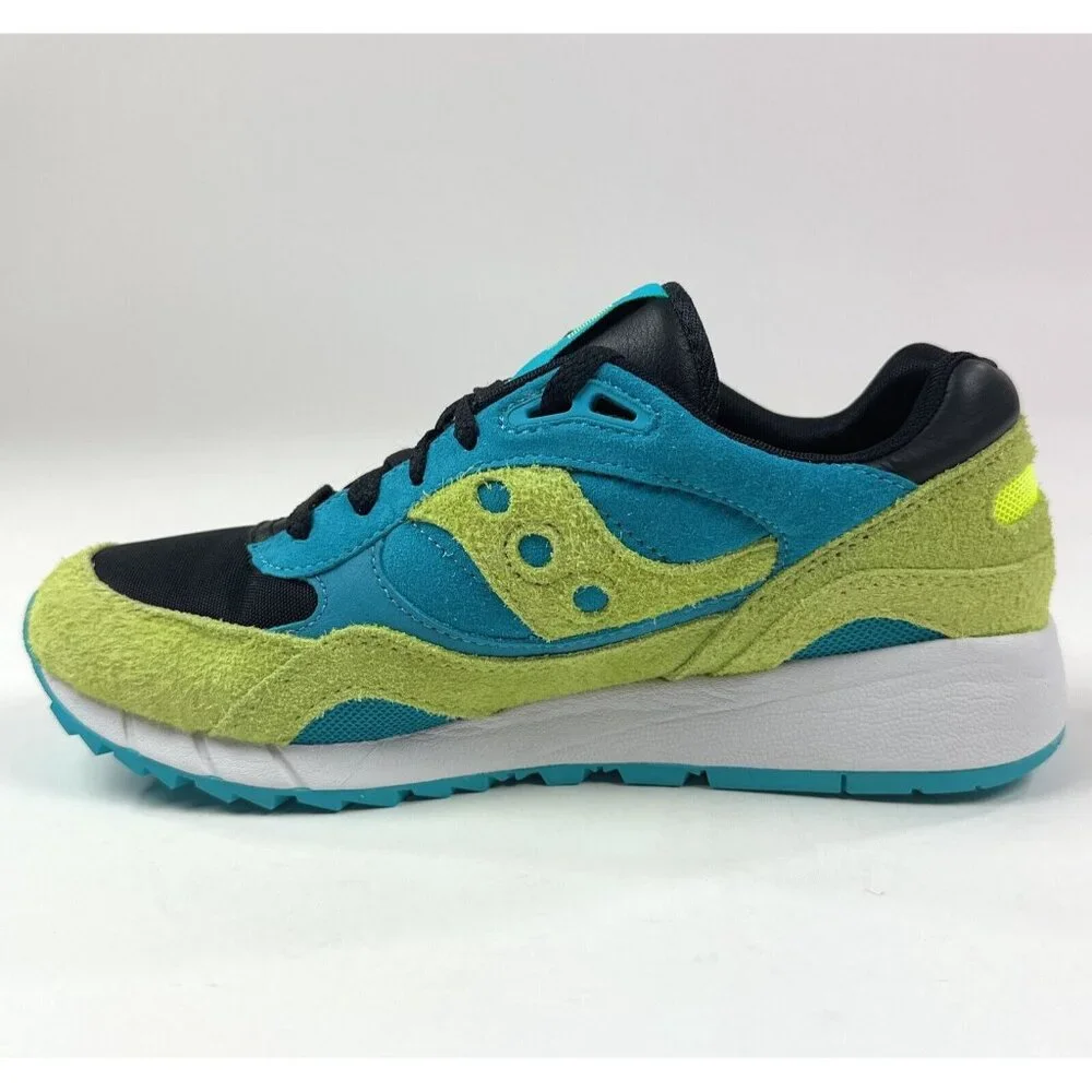 Saucony Originals Shadow 6000 Split Mens 8.5 Yellow Blue Running Shoes S70751-1 - Picture 2 of 9